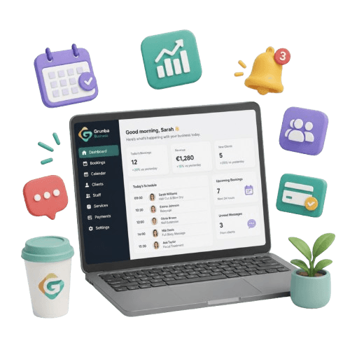 The Grunba business dashboard